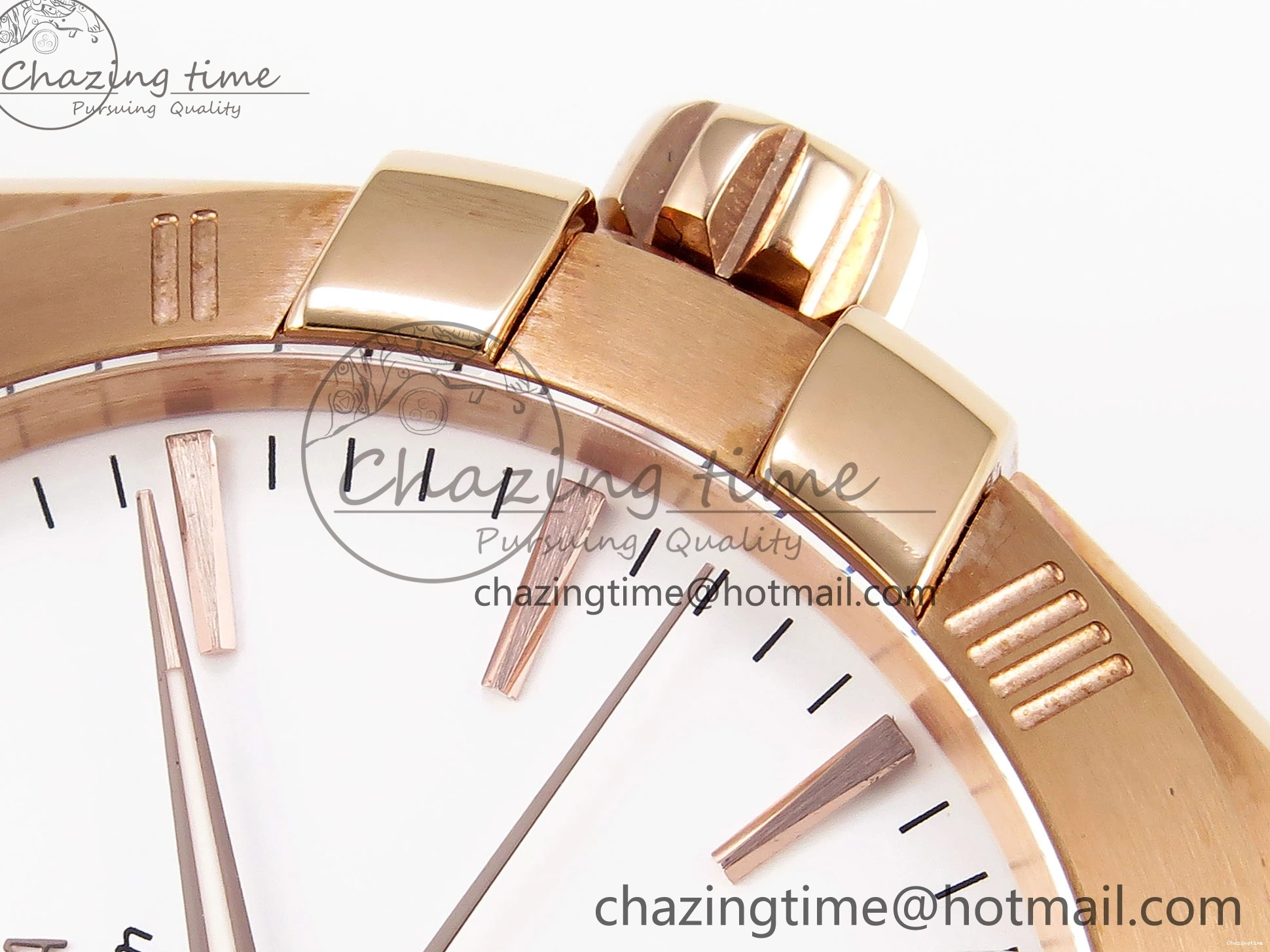 0202 DailyWear Constellation 39mm RG ASWF 1:1 Best Edition White Dial on RG Bracelet A 7781